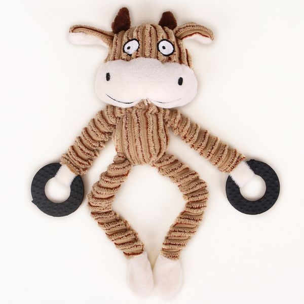

dog cats squeak toys pet dog plush puzzle bite-resistant teeth vocal toy funny chewing dolls puppy kitten tooth cleaning toy