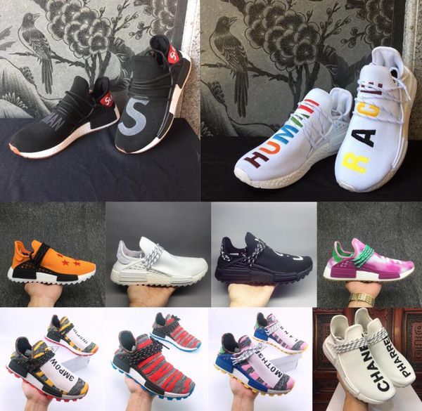 

Wholesale High Quality 2019 Human RACE Pharrell Williams Hu trail NERD Men Womens RunnING ShOes XR1 Sports ShOes Size 36-47