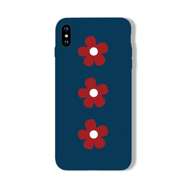 Coques Mobile Iphone7 Iphone7 Plus Dessin Animé Fleur Bleu Silicone Téléphone Mobile Shell Fleur Style Simple Emballage Livraison Gratuite Coque