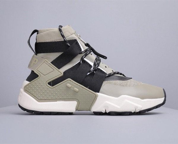 

huarache gripp qs running shoes mens women huaraches olive green white black sports sneakers with box, White;red