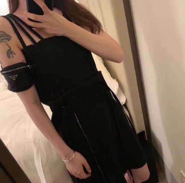 

fashion brand designer luxury prd black inverted triangle logo arm strap bag wristband coin purse sleeve handbag miland 13*9cm