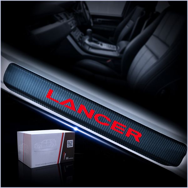 DIY Carbon Fibre 4D universal Car Door Sill Scuff Protector Plate Sticker RU