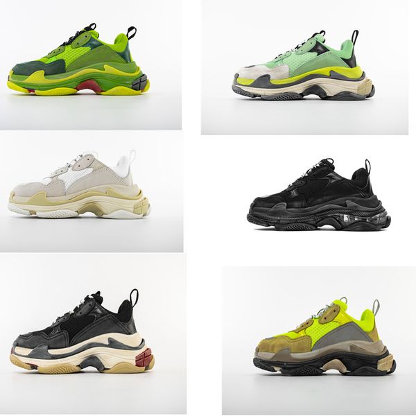 

2019 ins fashion paris 17fw triple-s sneaker triple s casual luxury dad shoe for men women china running shoes trainers 36-45