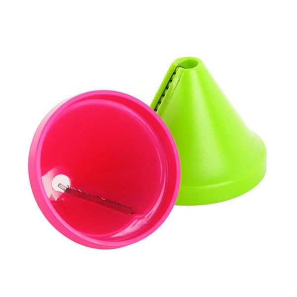 

kitchen funnel model spiral slicer vegetable shred carrot radish cutter