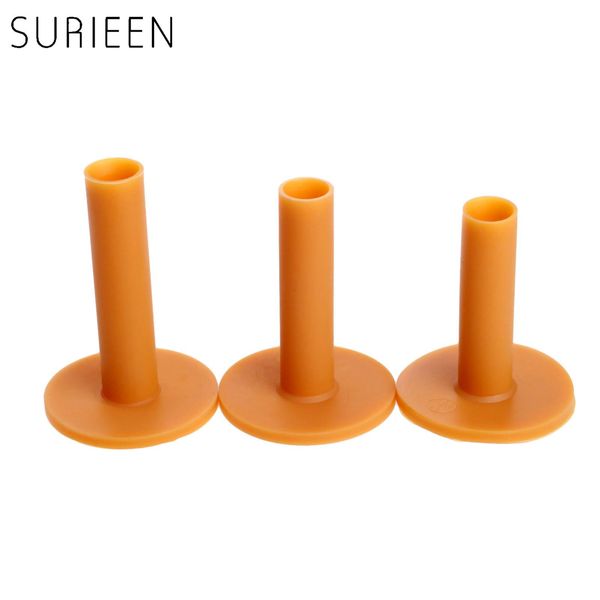

surieen 3pcs rubber golf tees holder 60mm/70mm/80mm training practice tee range driving practice mat golves ball hole holder set popau