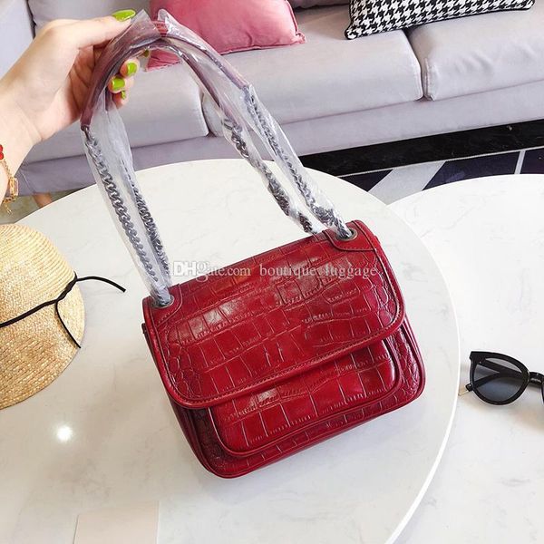 

2019 аллигатор сумки pu дизайнерские сумки цепи мода сумки на ремне квадратная сумка высокое качество сумки женские бренды