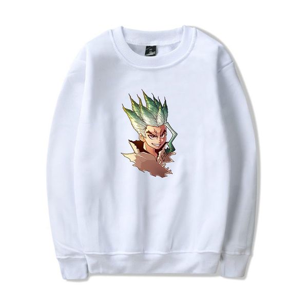 

DR STONE Designer Mens Hoodies Autumn Long Sleeve O Neck Teenager Sweatshirts Fashion Cartoon Male Clothing
