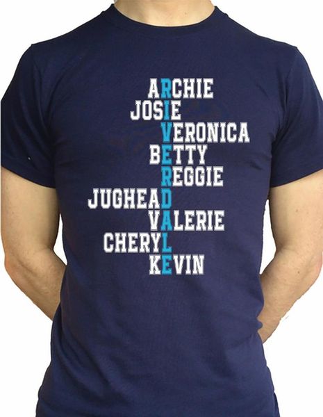 

riverdale t shirt names jughead jones archie jones andrews new summer printed fashion t shirt funny tees, White;black