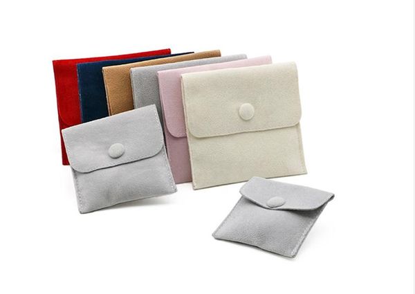 

wholesale jewelry small bag in high-grade flannelette 20pcs ing, Pink;blue