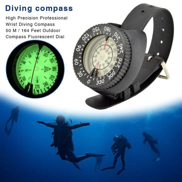 

rugged plastic diving watch compass waterproof pocket size survival adventure outdoor camping hiking gear portable accessory
