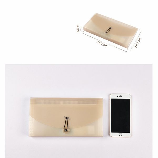 

plastic file holder folder binder paper folder bill bag small document storage pouch package office organization school supplies