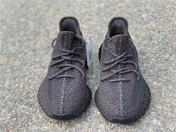 

black 3m reflective mens womens running shoes yeezreel yecheil citrin cloud white glow kanye west designer trainers sports sneaker