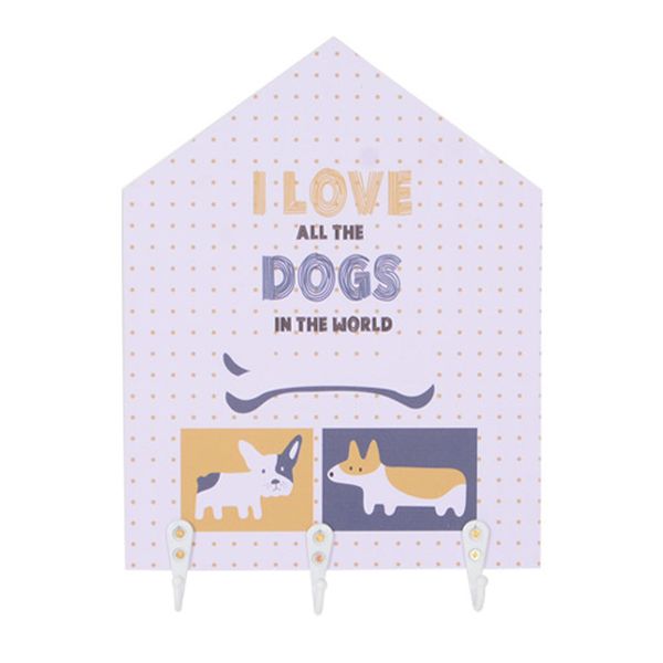 

interior accessories bedroom coat hook nordic style key holder cute wall mounted cartoon illustration living room kindergarten