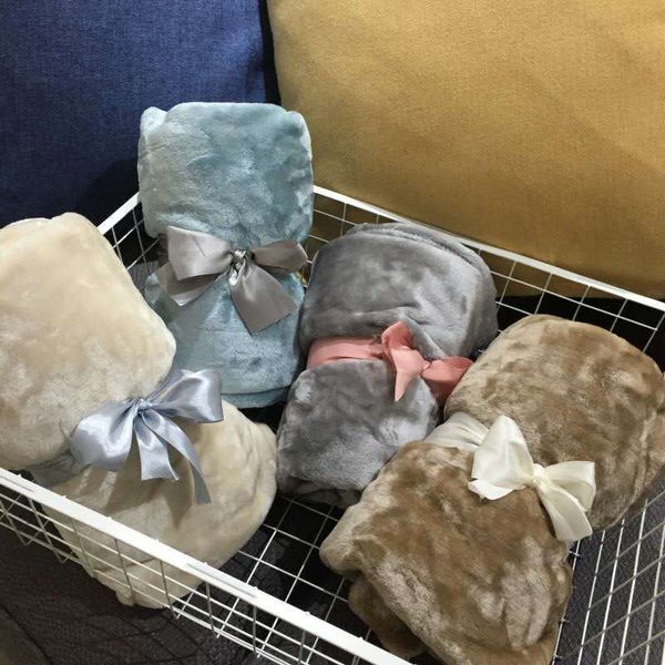 

домашний текстиль теплый мягкий фланель бросить одеяло портативный путешествия самолет одеяло флис диван маленький для детей