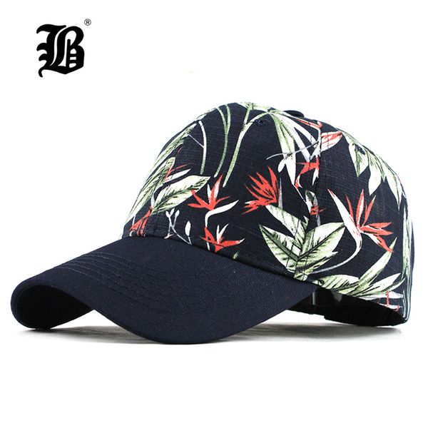 

flb] men women baseball cap snapback printing flowers couple hats quality cotton summer caps bone knitted hats f352, Blue;gray