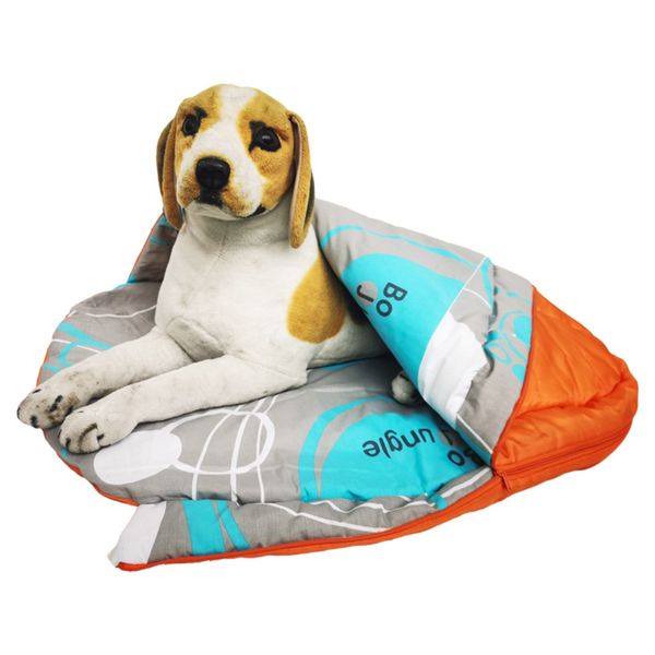 

warm winter soft pet sleeping bag breathable zipper dog cat sleeping bed pad din889