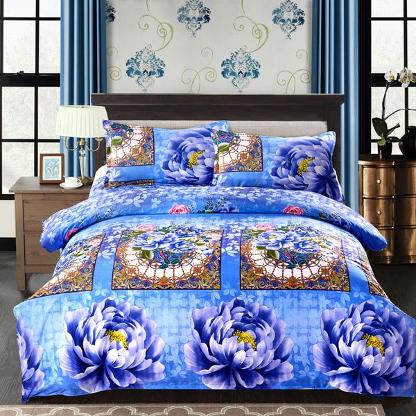 Galaxy Style 3d Bedding Sets Universe Outer Space Themed Bedspread Queen King Size Pillowcase Bed Sheets Duvet Cover Set Hotel Collection Bedding