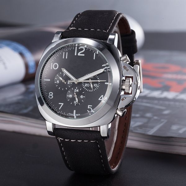 

2021aaa relogio masculino winner brand men's automatic mechanical watches rubber and leather strap watch fashion sports men wristwatche, Slivery;brown