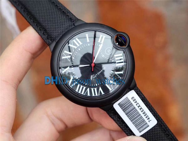 

мужские часы wsbb0015 синий ballon 42мм черный стальной корпус 8215 механические автоматические часы сапфир нейлон ремень montre де люкс нар, Slivery;brown