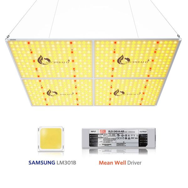 

led plant growth light 872pcs led chip full spectrum growth light 3000k 3500k 5000k 760nm 450w hydroponic indoor plant tent light ar4000