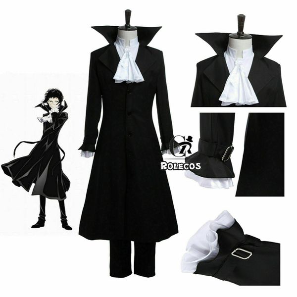

bungou bungo stray dogs ryunosuke akutagawa cosplay costume outfit suit uniform, Black;red