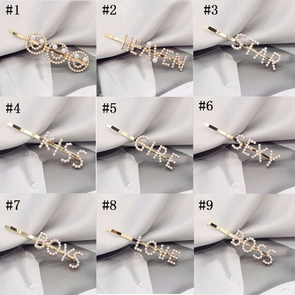 

Women Fashion Pearl Hairpin Hair Clip Snap Barrette Stick Hair Accessories Gift Party Holiday DIY Decorations