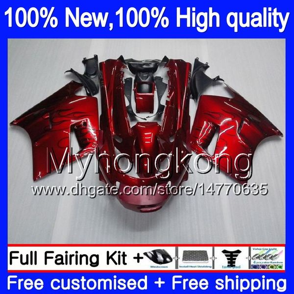 

zzr-1100 for kawasaki zx11 zzr 1100 1993 1994 1995 1996 1997 208my.9 black flames zzr1100 zx 11r zx-11r 93 01 zx11r 93 94 95 96 97 fairing
