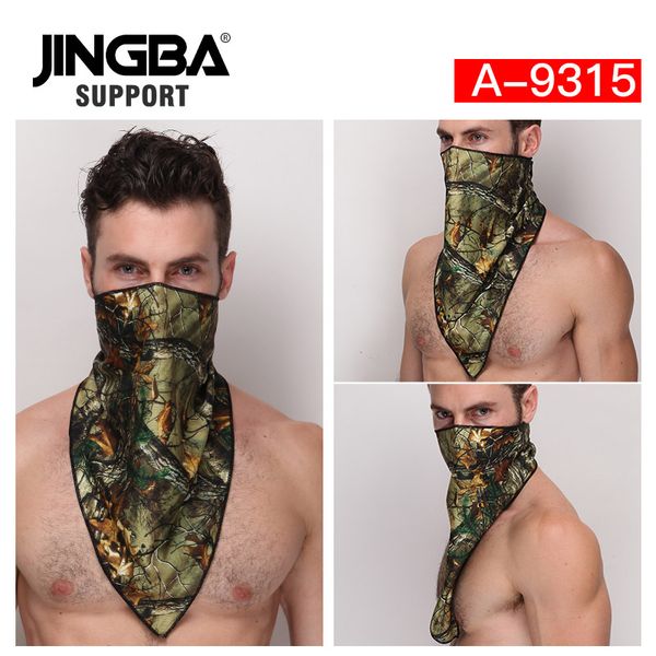 

jingba support 2019 halloween cool mask outdoor sport facemask cycling bike mask ski bandana half face dropshipping, Black