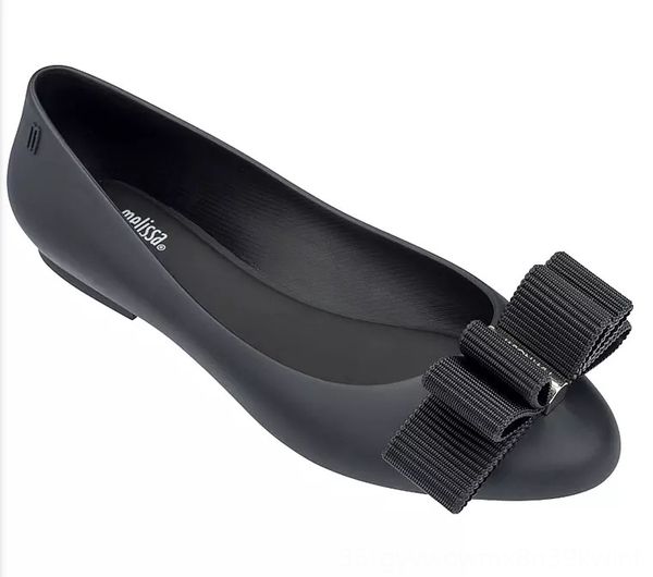 

mini melissa bowtie fashion women jelly shoes melissa ladies jelly nonslip sandals family shoes beach sandals, Black;red