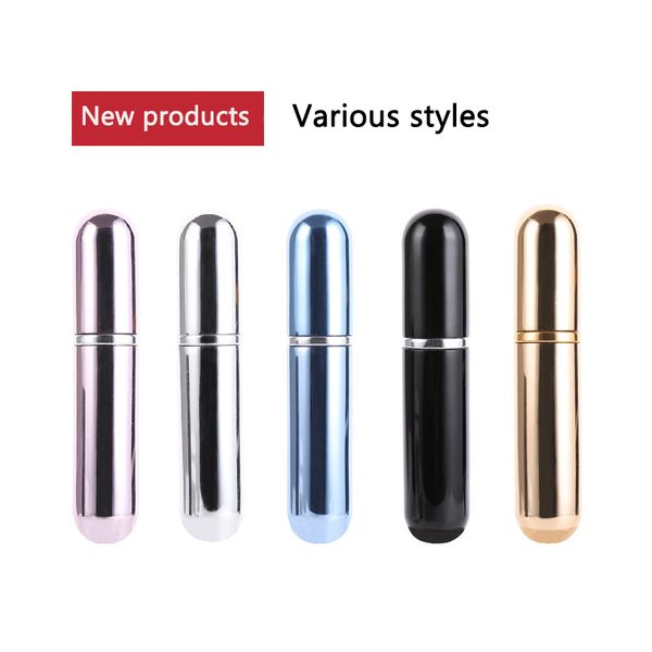 

5ml portable mini refillable perfume bottle with spray scent pump empty cosmetic containers spray atomizer bottle for travel b1701