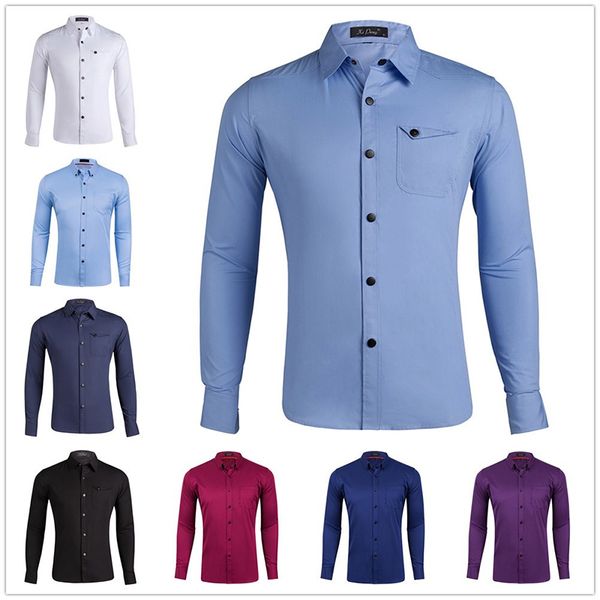 camisa azul cielo hombre