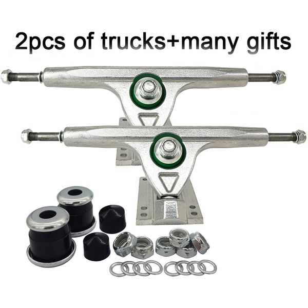 

skateboard trucks double kick 7.25 inch 188mm trucks 2pcs skateboard accessories resend for if break