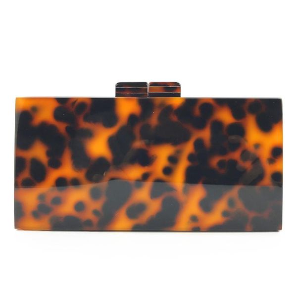 

luxecho 2020 новый женский мода dinner сумка печати леопарда акриловых женщин мешок вечера