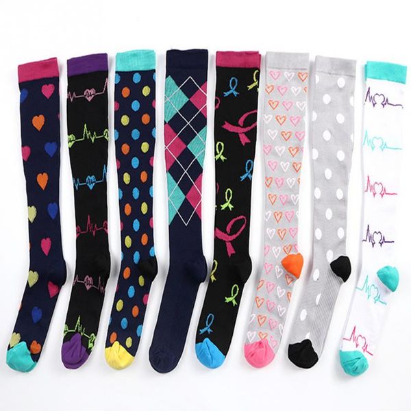 

elastic outdoor compression magic stockings women breathable nylon fitness sport camping soccer stocking protect feet, Black;white