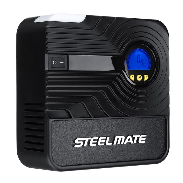 

digital portable mini car wheel tire inflatable pump inflator air compressor electric inflating machine nozzle