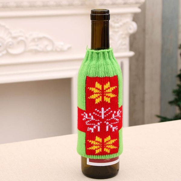 

decoration bag bottle of wine xmas reindeer costume christmas decor gift packaging ornament table green & red other household cleaning tools