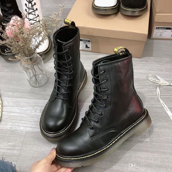 

women's shoes martin boots women's spring and autumn new tide shoes wild handsome autumn shoes british fan car black short boots f