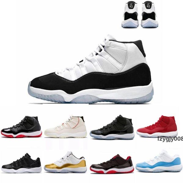 

11 space jam bred 45 concord basketball shoes men women 11s gym red midnight navy gamma blue 72-10 sneakers with box