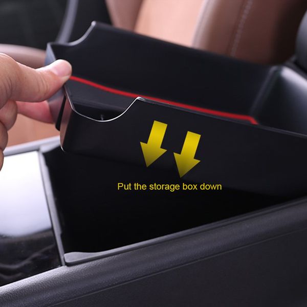 

car armrest storage box holder for y62 2010-2018 center console organizer tray s55