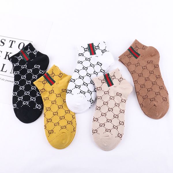 

2019 new european and american tyle women 039 boat ock cotton letter hort ock tide brand women 039 ock