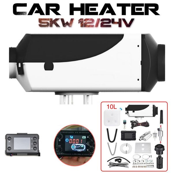 

car heater 5kw 12v/24v air diesels heater parking with lcd monitor remote control for rv motorhome trailer trucks boats