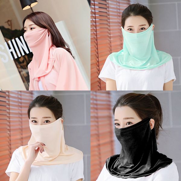 

s5f6e magic magic headwear neck cycling scarf bike motorcycle helmet dust outdoor multifunctional bandana scarf mask face sports, Black