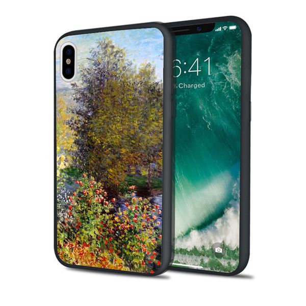 

fundas corner of garden phone case for iphone 11 pro xs max xr 8 7 6s plus 5s se 5 case soft silicone cover.