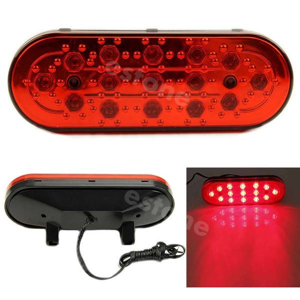

universal 15 led car rear strobe tail brake drl slight fog flashing lamp 12v