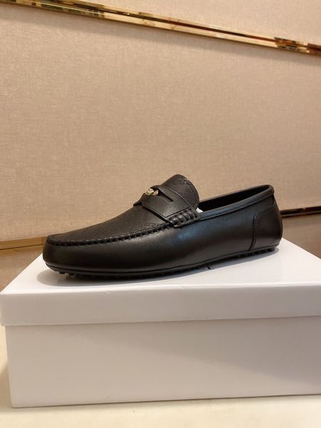 

the latest star of the same style, high-end luxury men's casual dress shoes, fashion casual brands, business office men's shoes, s, Black