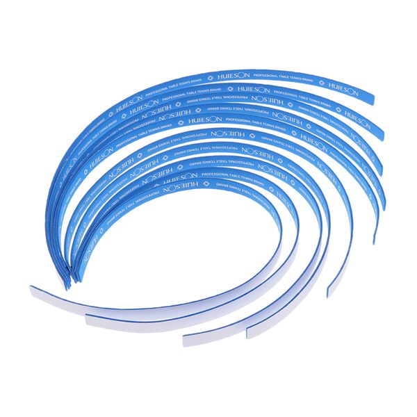 

10 pieces table tennis edge tape racket side sponge protect blue