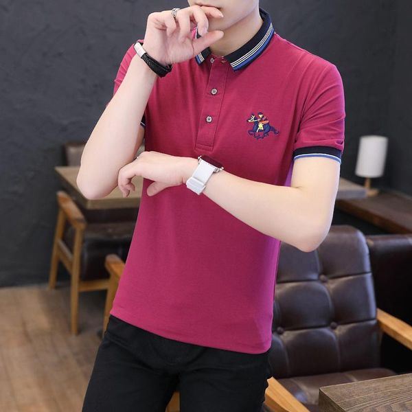 

новый бренд дизайнер лето поло топы вышивка роскошные мужские рубашки мода рубашка женщины high street повседневная топ мужская мода молодой, White;black