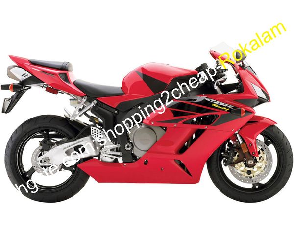 Para Honda Cowling CBR1000 RR CBR1000RR CBR 1000RR 2004 2005 Feedings Ricing Red Motocicletas Pretas ABS PARTE PARTE (moldagem por injeção)