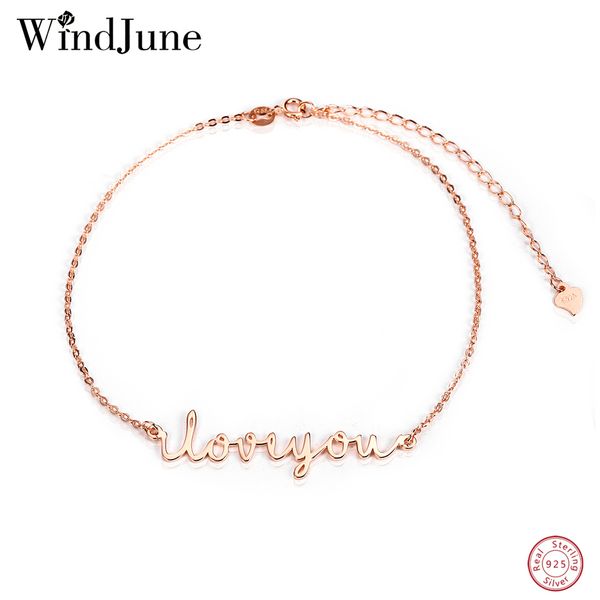 

windjune 925 sterling silver personalized name bracelet women bracelets & bangles custom name bracelet jewelry gift dropshipping, Golden;silver