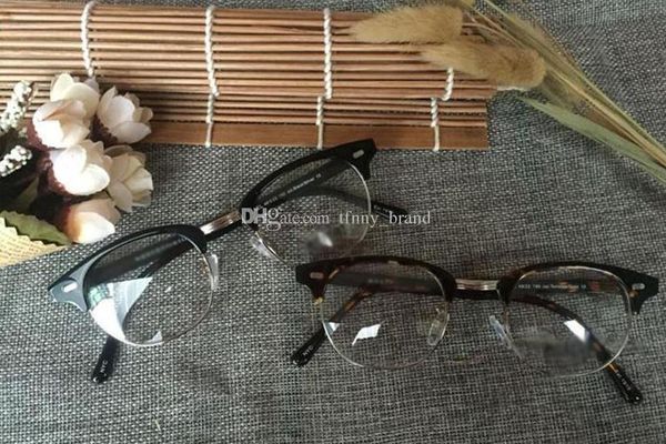 

new arrived retro vintage yukel johnny prescription glasses optical eyeglasses spectacle depp frame with original box, White;black